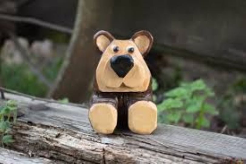 diy simple brown bear pattern