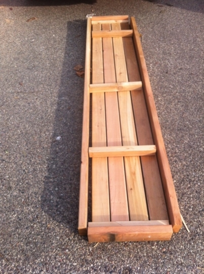 diy simple sauna bench