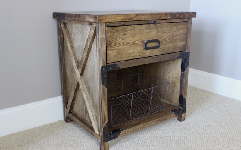 diy simpson strong tie night stand