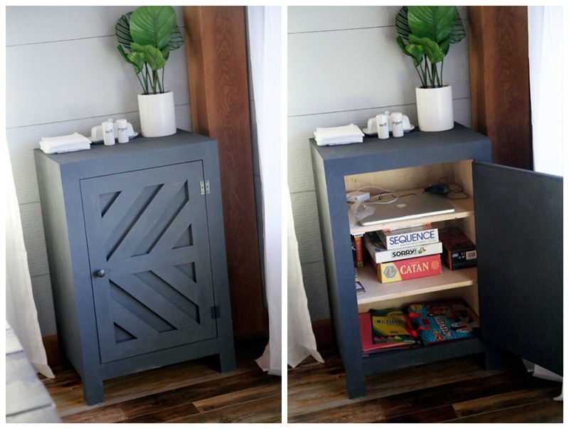 diy small cabinet with door