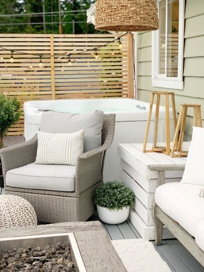 diy small privacy screen