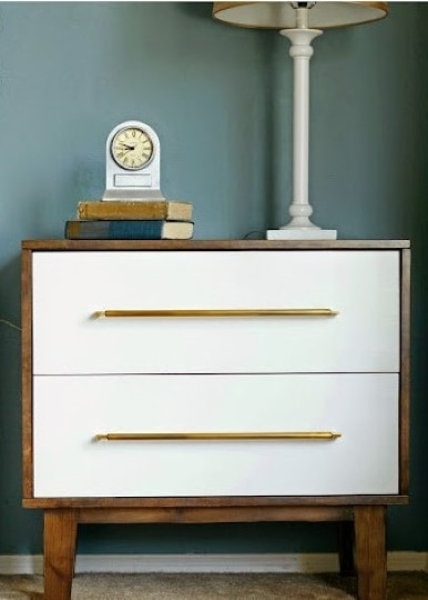 diy tapered leg bachelors chest