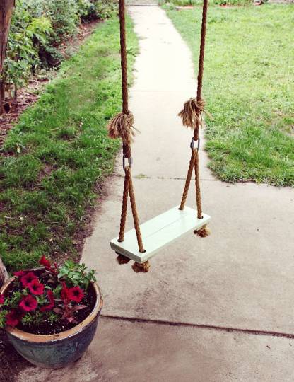 diy tree swing