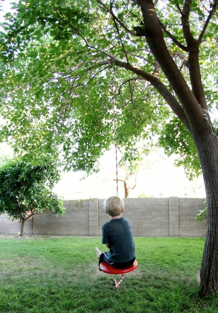 diy tree swing