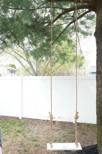 diy tree swing
