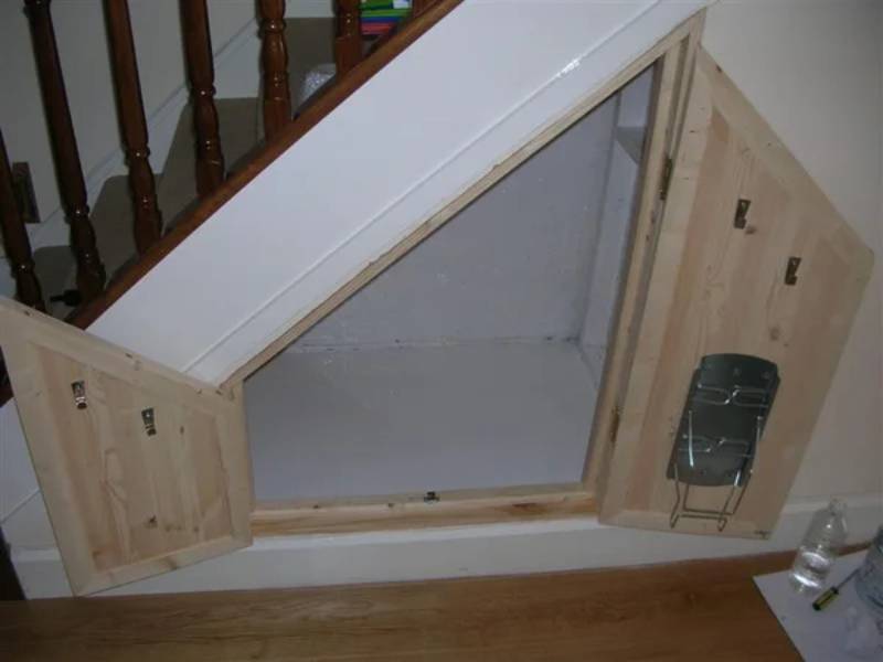 diy under-stair storage ideas