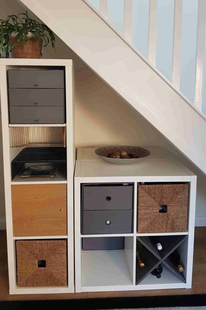 diy under stair storage