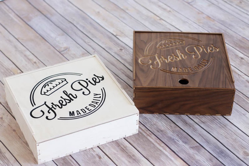 diy wooden pie boxes