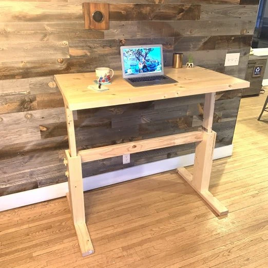 Adjustable Standing Desk by Familyhandyman.com