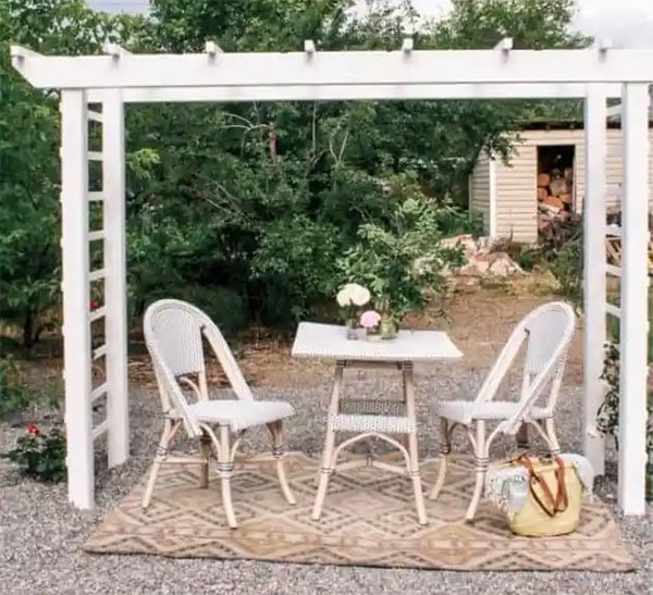DIY Backyard Arbor