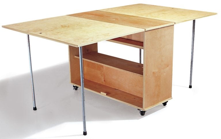 Folding workbench DIY