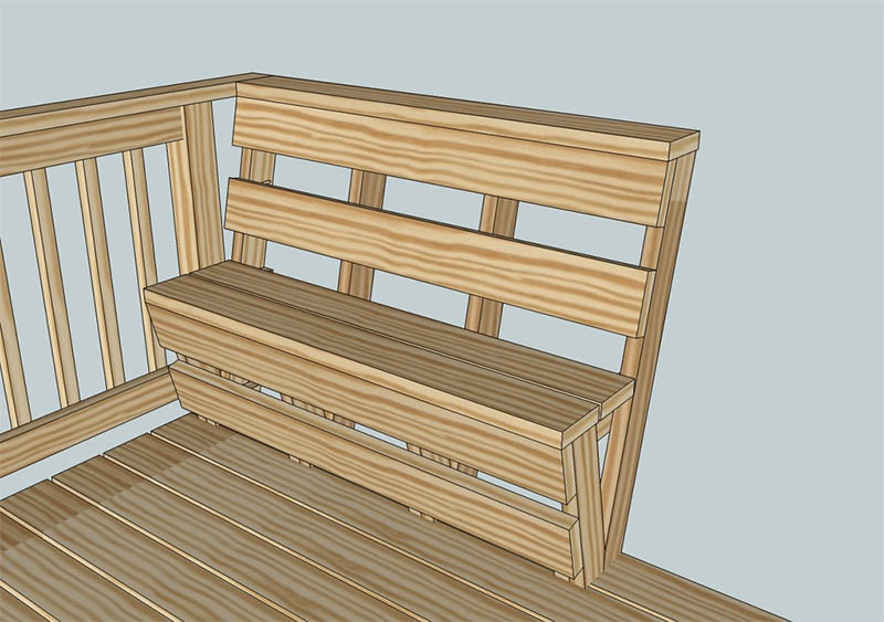 Kreg Custom Deck Bench