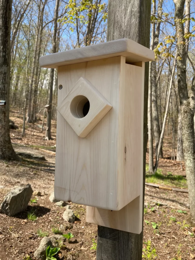 Simple, Attractive DIY Bluebird House by Felt magnet 