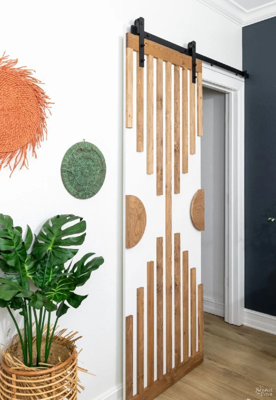 Simple and Beautiful Sliding Barn Door from the Navage Patch