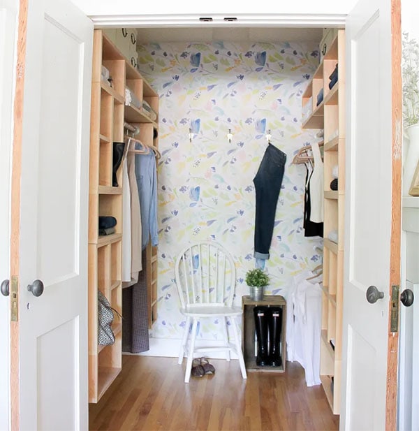 Brilliant Box System DIY Small Closet Organizer from Making It in the Mountains