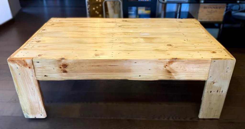 Coffee table with secret compartment