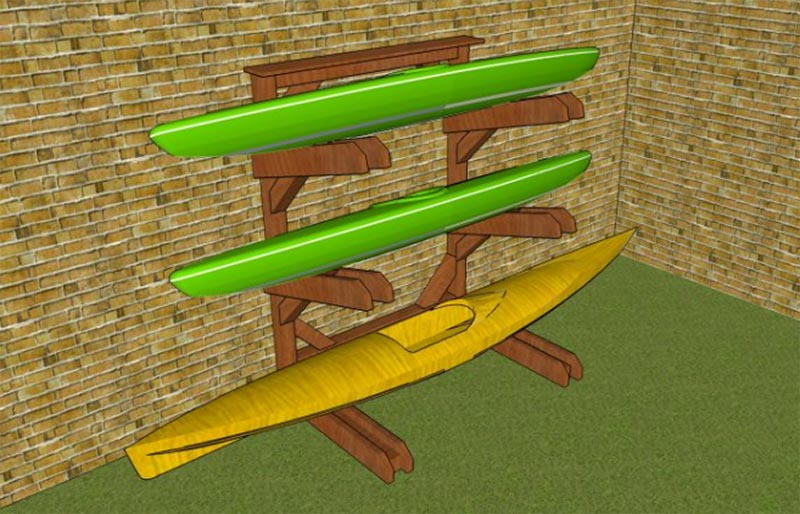 DIY Kayak Rack
