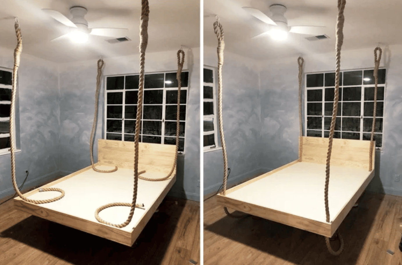 DIY Rope Hanging Bed by Jenna Sue
