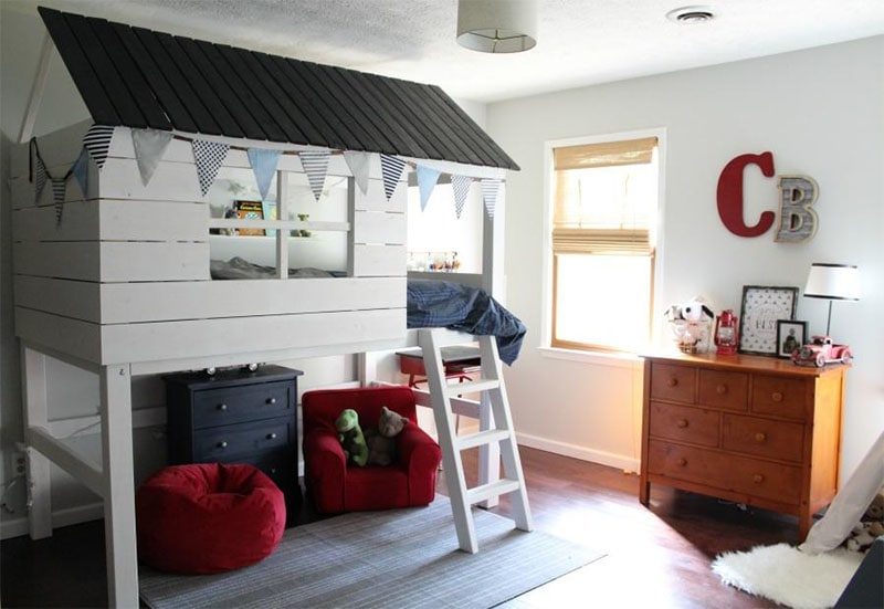 Kids’ Funhouse DIY Loft Bed