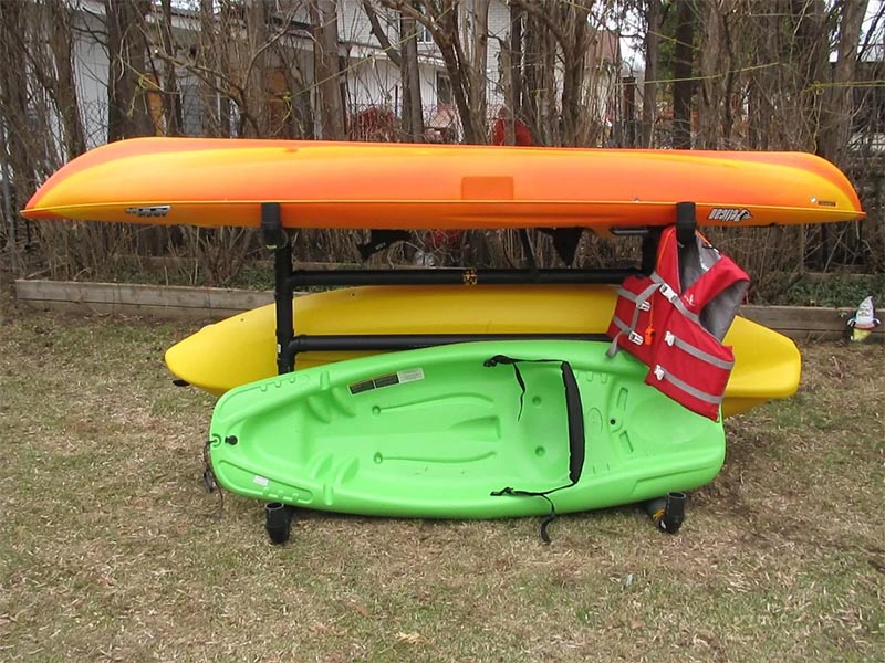 Lightweight Kayak Rack
