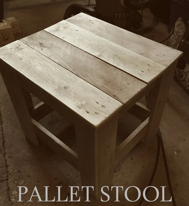 Pallet Stool by instructables