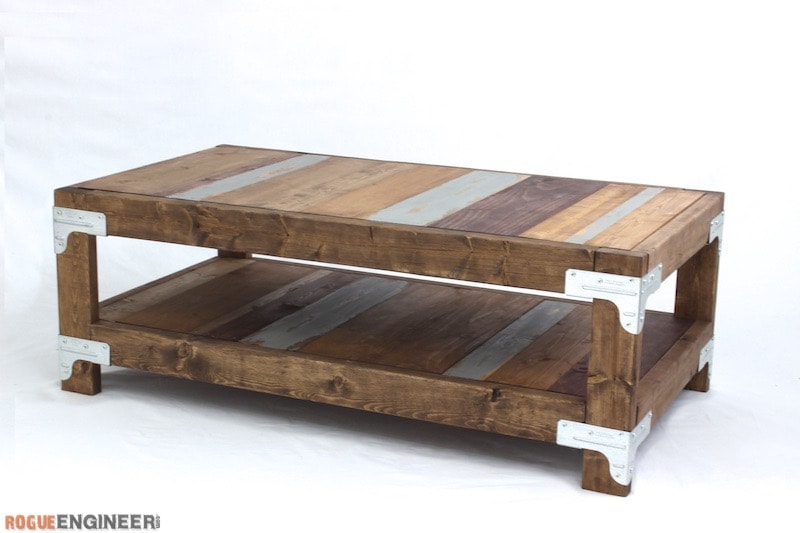 Paneled Farmhouse Coffee Table by Rogue Engineer