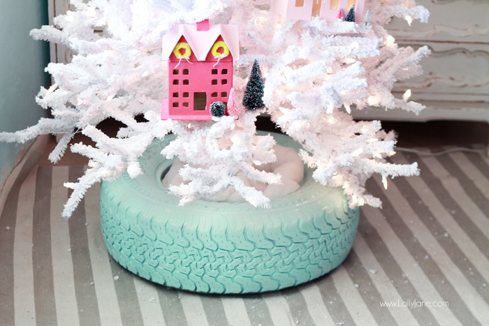 Recycled Tire-Christmas Tree Base