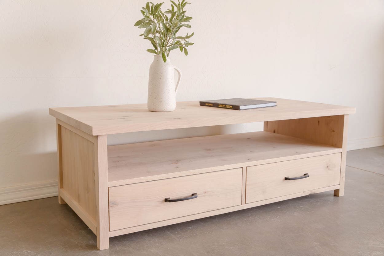 Two-Tiered Farmhouse Coffee Table by Addicted 2 DIY