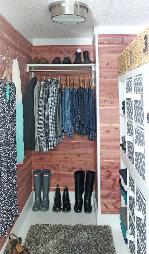 cedar closet makeover by Gina Luker