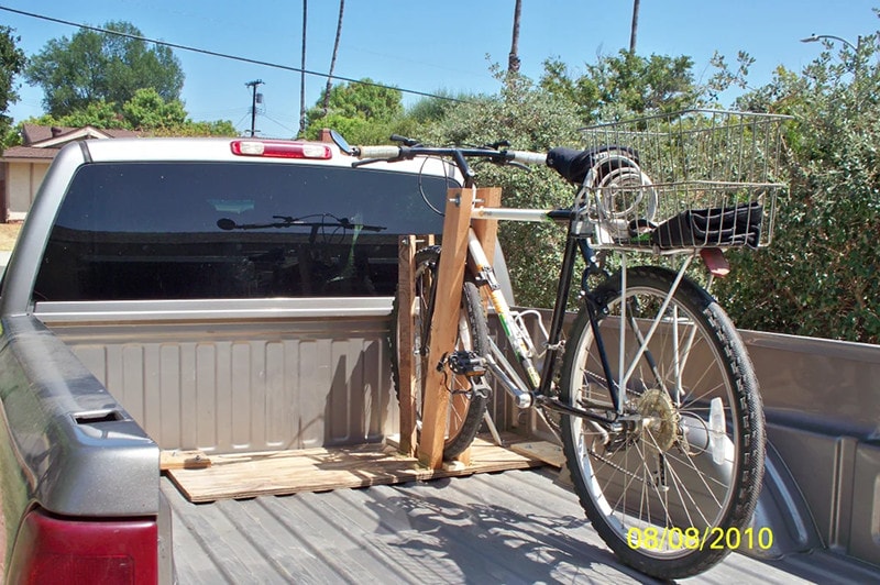 DIY Frugal Bike Rack