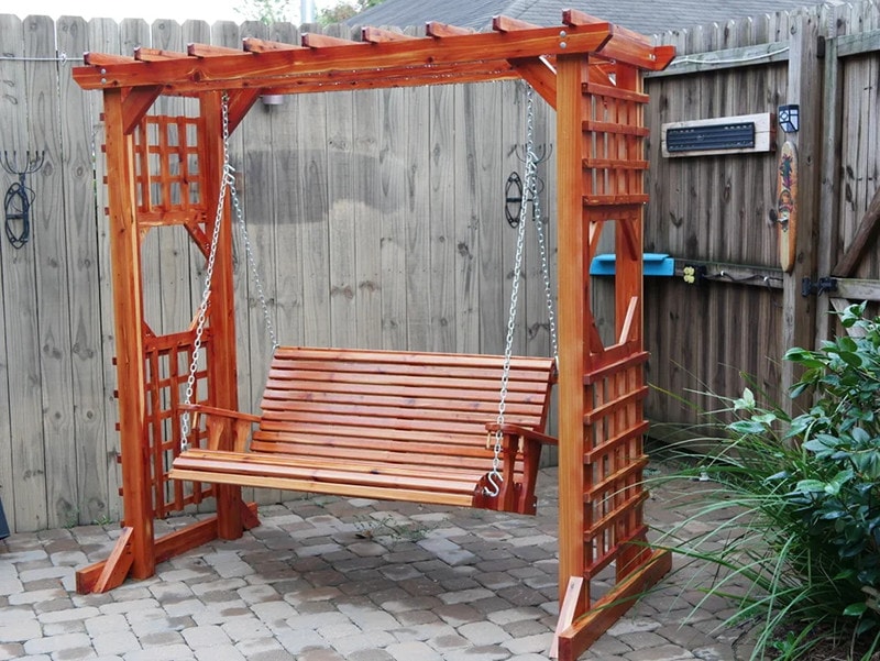 DIY Swing with Arbor