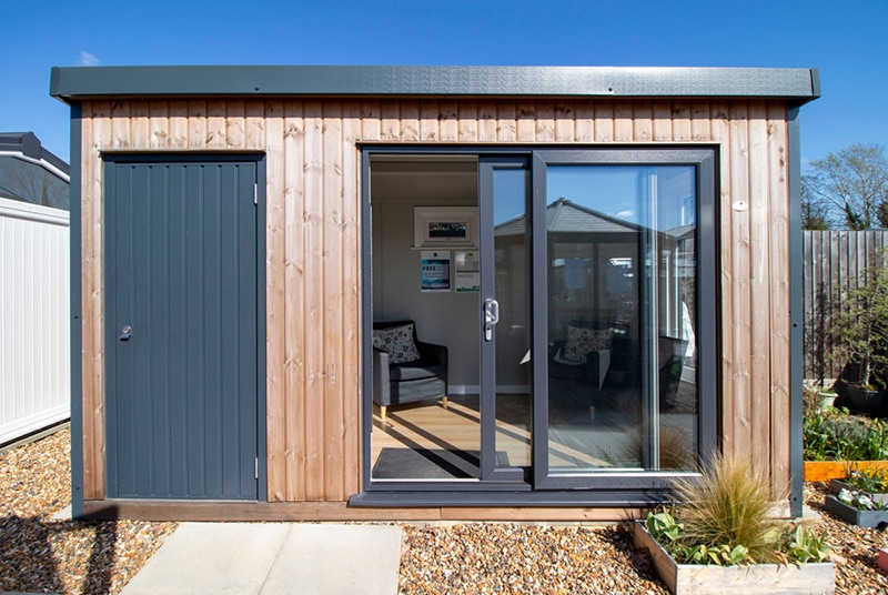 Garden wooden shed