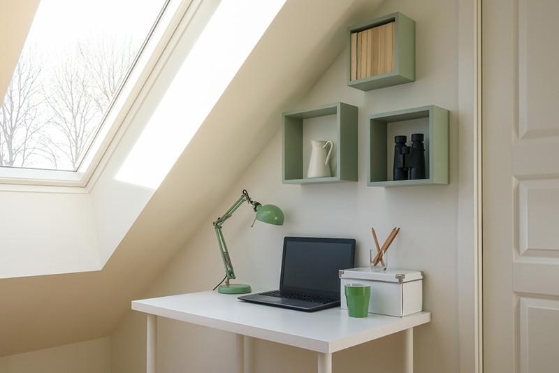 Modern workspace interior