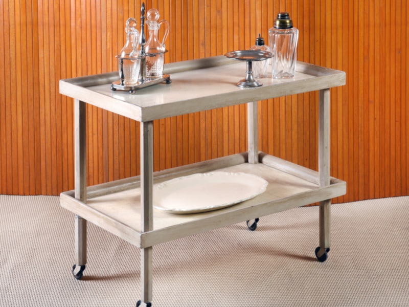 Wheeled service trolley
