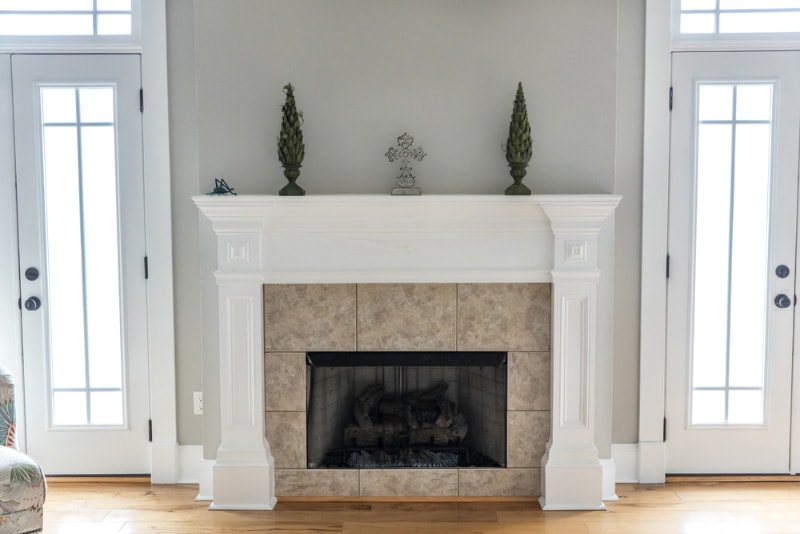 bright and airy neutral beige gray living room den