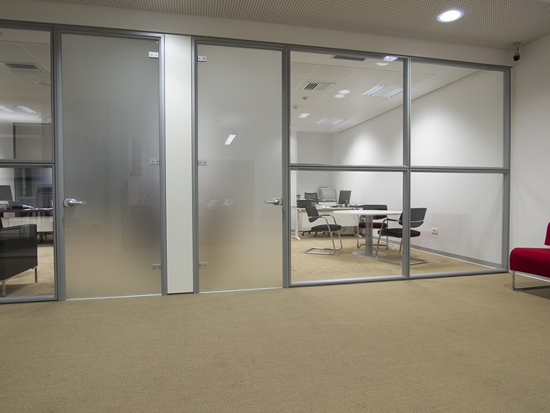 glass doors office