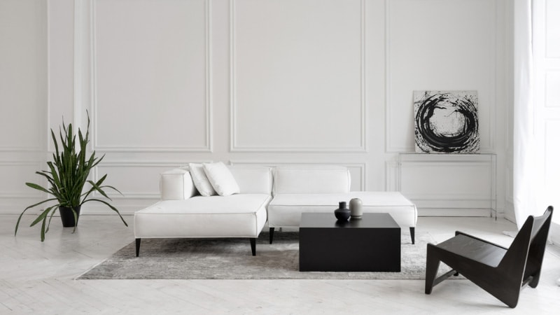 minimalistic living room